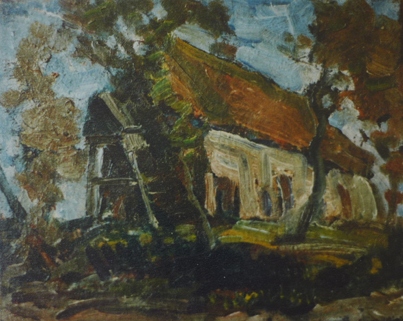 kerk schilderij